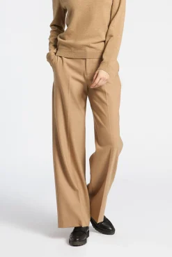 Xandres Pantalon habillé à jambes larges-Femme Pantalons
