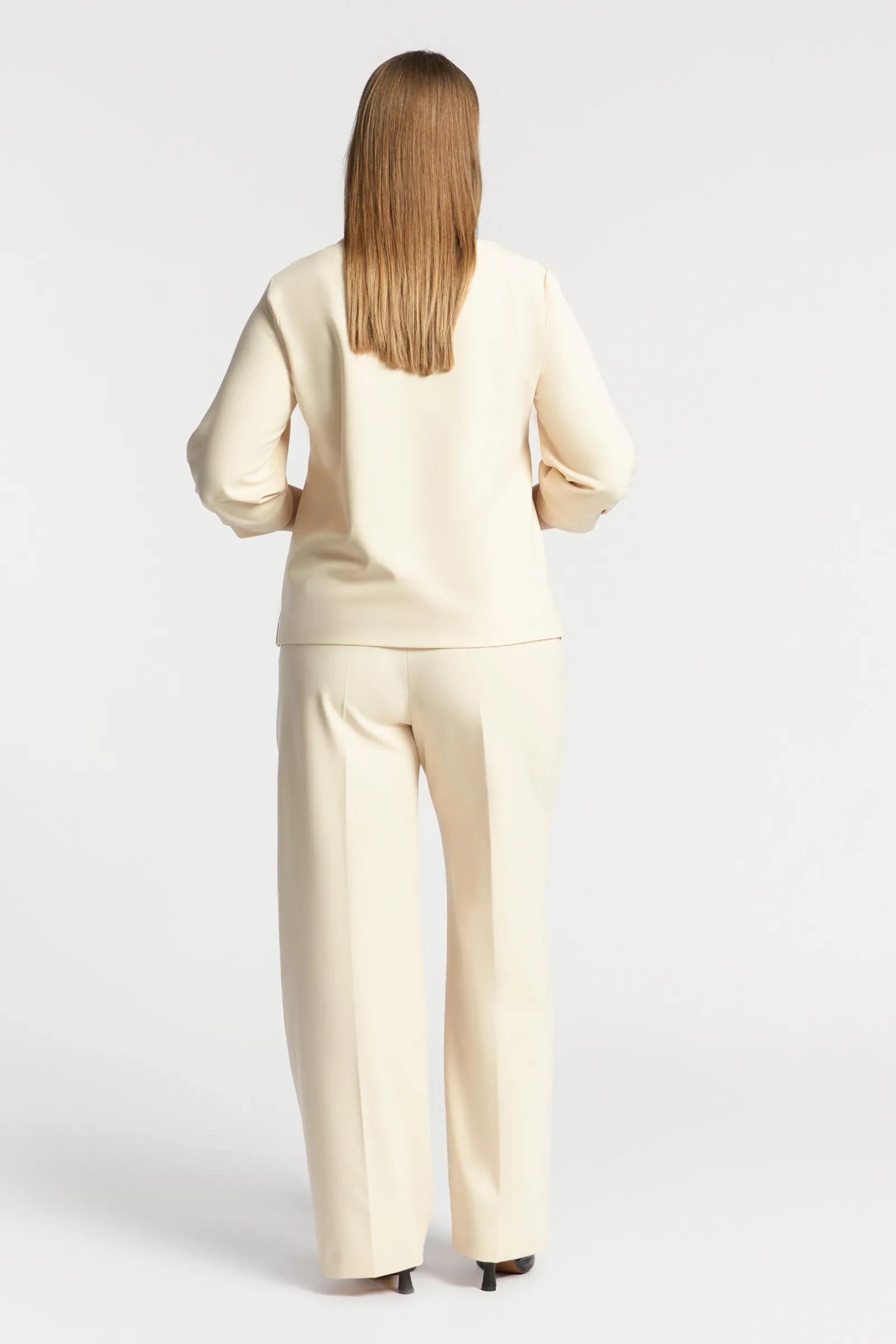 Xandres Pantalon habillé à jambes larges-Femme Xandres Plus|Pantalons