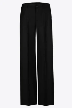 Xandres Pantalon habillé à jambes larges-Femme Pantalons