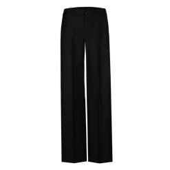 Xandres Pantalon habillé à jambes larges-Femme Pantalons
