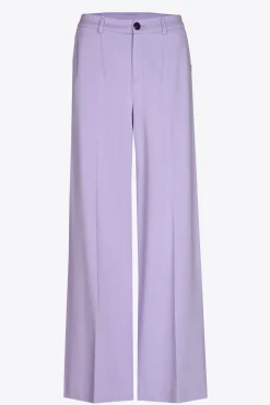 Xandres Pantalon habillé à jambes larges-Femme Pantalons