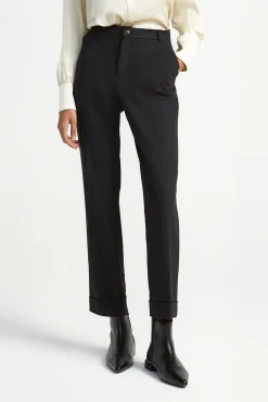 Xandres Pantalon habillé à jambes étroites-Femme Pantalons