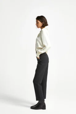 Xandres Pantalon habillé à jambes étroites-Femme Pantalons