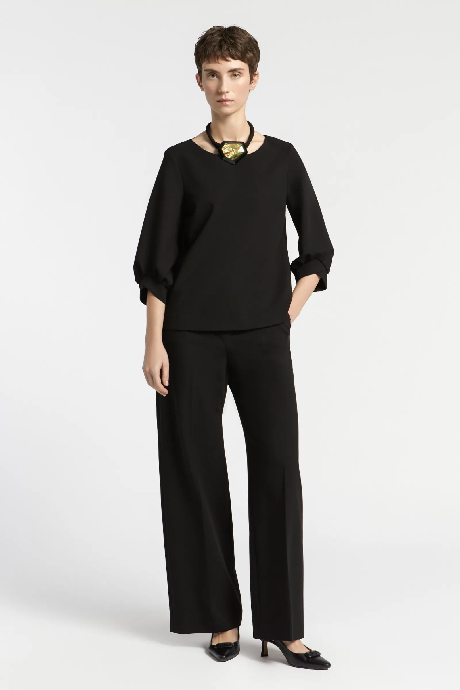 Xandres Pantalon à jambes larges-Femme Pantalons