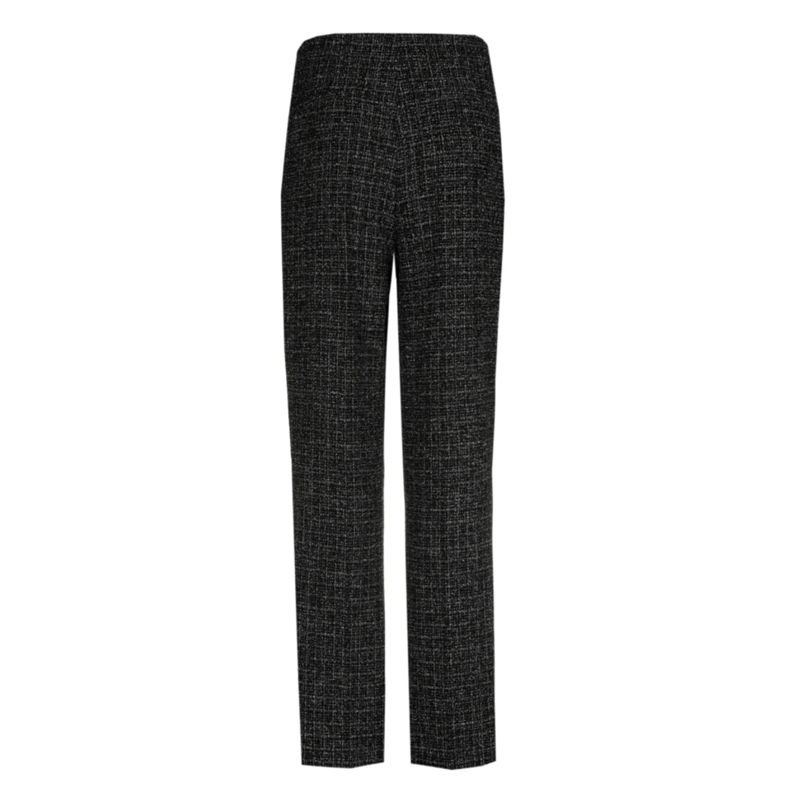Xandres Pantalon à jambes étroites en tissu bouclettes-Femme Pantalons