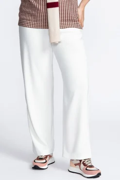 Xandres Pantalon large blanc-Femme Xandres Plus|Essentials