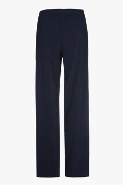 Xandres Pantalon large bleu marine-Femme Xandres Plus|Essentials