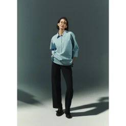 Xandres Pantalon élégant à jambes larges-Femme Pantalons