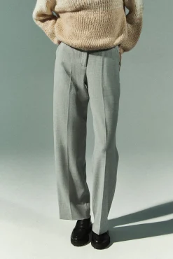 Xandres Pantalon élégant à jambes larges-Femme Pantalons