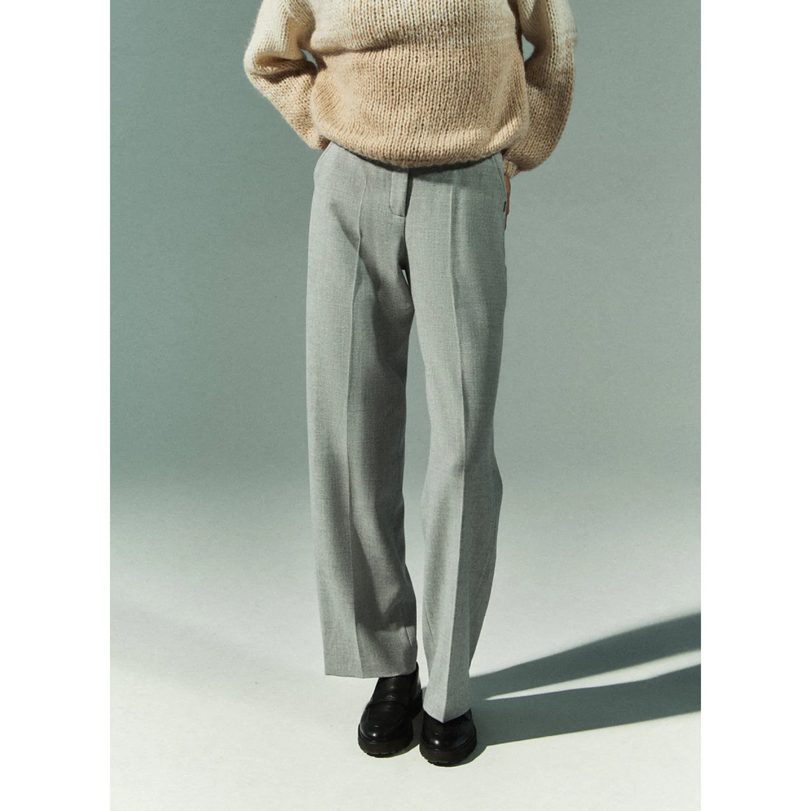 Xandres Pantalon élégant à jambes larges-Femme Pantalons
