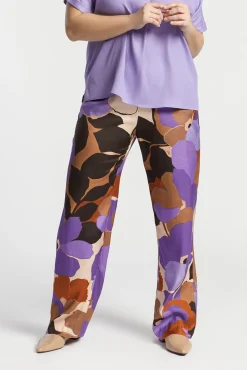 Xandres Pantalon à motif floral-Femme Xandres Plus