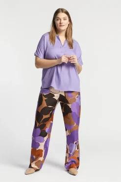 Xandres Pantalon à motif floral-Femme Xandres Plus