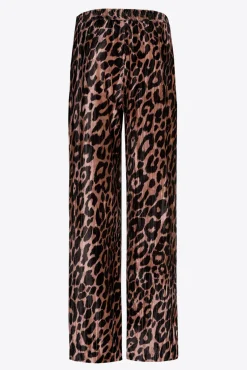 Xandres Pantalon à motif léopard-Femme Pantalons