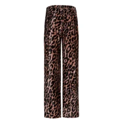 Xandres Pantalon à motif léopard-Femme Pantalons