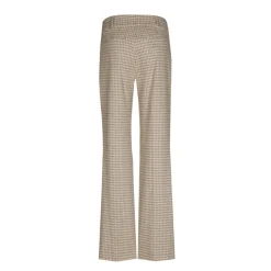 Xandres Pantalon à motif pied-de-poule-Femme Pantalons