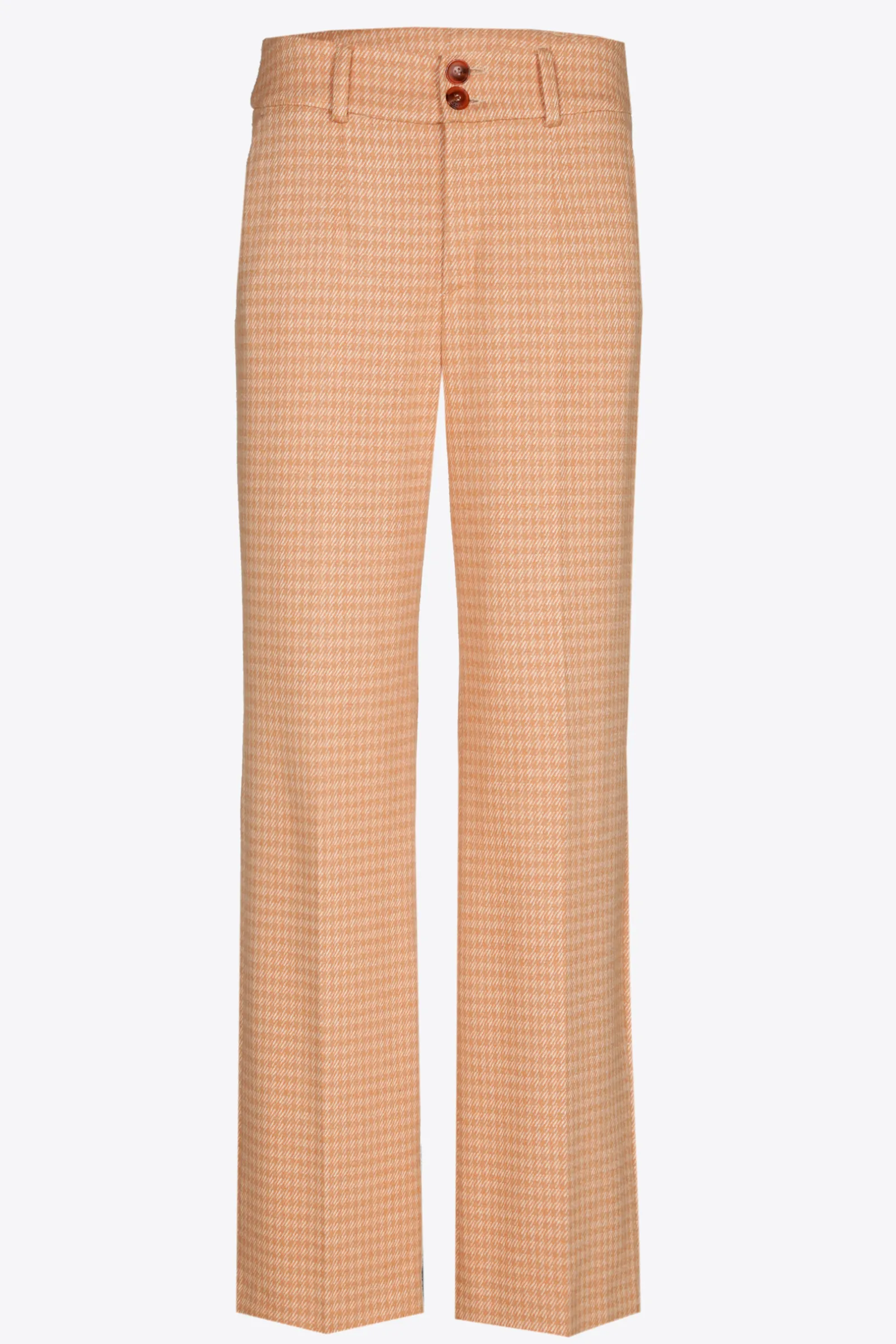 Xandres Pantalon à motif pied-de-poule-Femme Pantalons