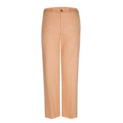 Xandres Pantalon à motif pied-de-poule-Femme Pantalons