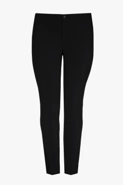 Xandres Pantalon noir à coupe ajustée-Femme Essentials|Pantalons