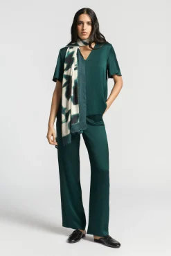 Xandres Pantalon souple à jambes droites-Femme Xandres Plus|Pantalons