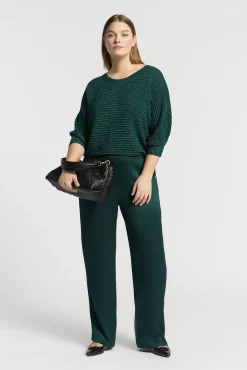 Xandres Pantalon souple à jambes droites-Femme Xandres Plus|Pantalons