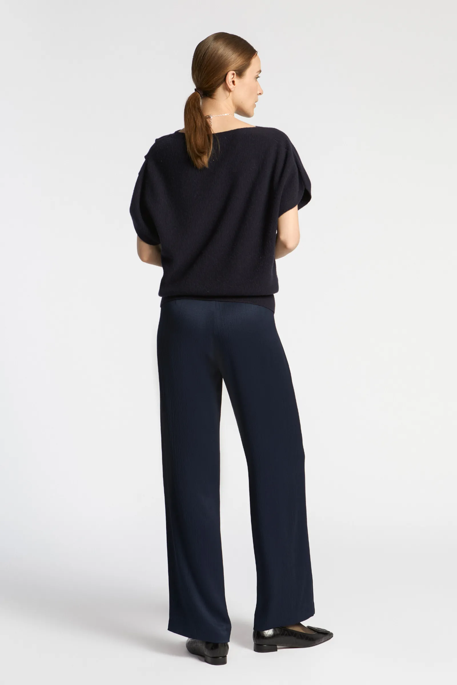 Xandres Pantalon souple à jambes droites-Femme Xandres Plus|Pantalons