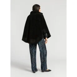 Xandres Poncho teddy douillet-Femme Xandres Plus|Manteaux & Vestes
