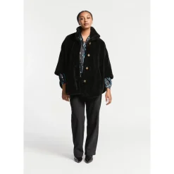 Xandres Poncho teddy douillet-Femme Xandres Plus|Manteaux & Vestes