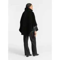 Xandres Poncho teddy douillet-Femme Xandres Plus|Manteaux & Vestes