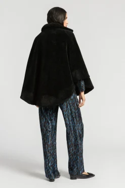 Xandres Poncho teddy douillet-Femme Xandres Plus|Manteaux & Vestes
