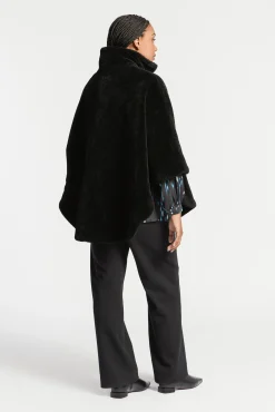 Xandres Poncho teddy douillet-Femme Xandres Plus|Manteaux & Vestes