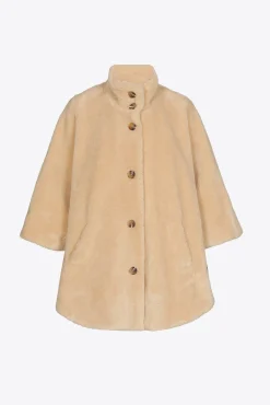 Xandres Poncho teddy douillet-Femme Xandres Plus|Manteaux & Vestes