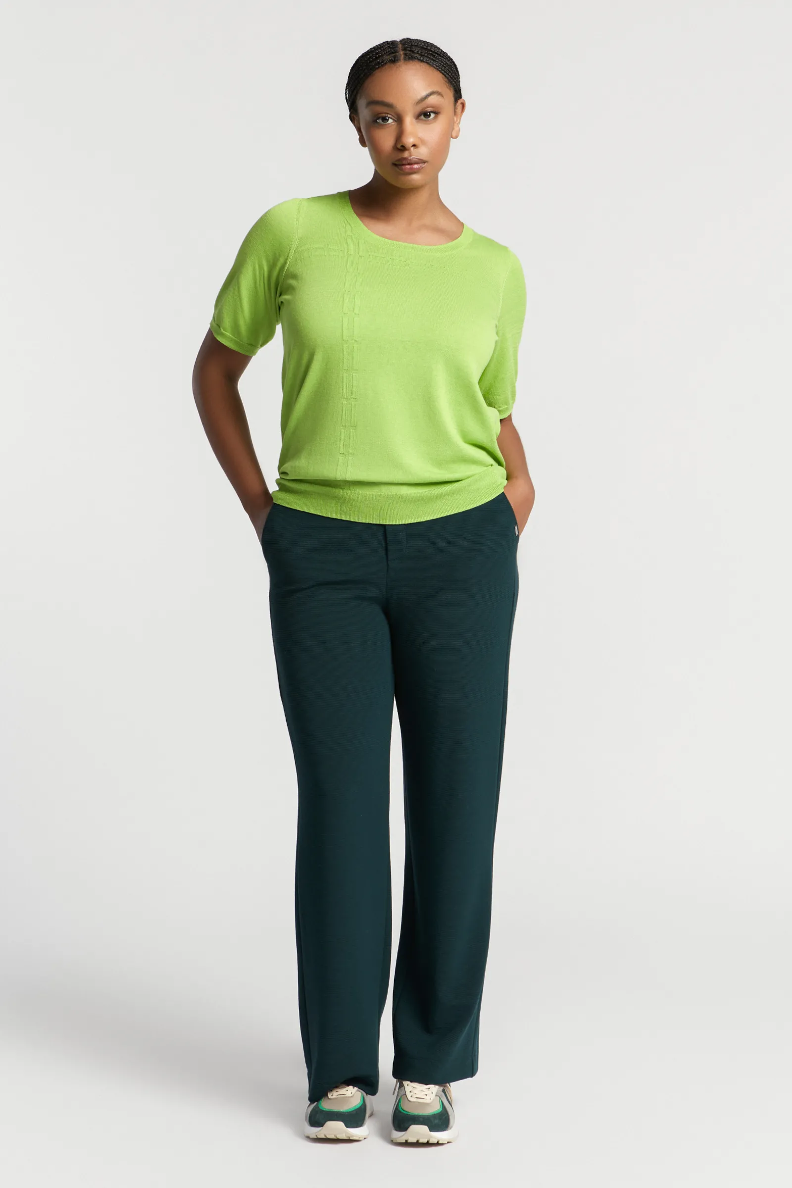 Xandres Pull avec détails tricotés-Femme Xandres Plus|Pulls & Cardigans