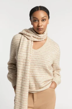 Xandres Pull avec lurex confectionné dans un mélange de laines-Femme Xandres Plus|Pulls & Cardigans