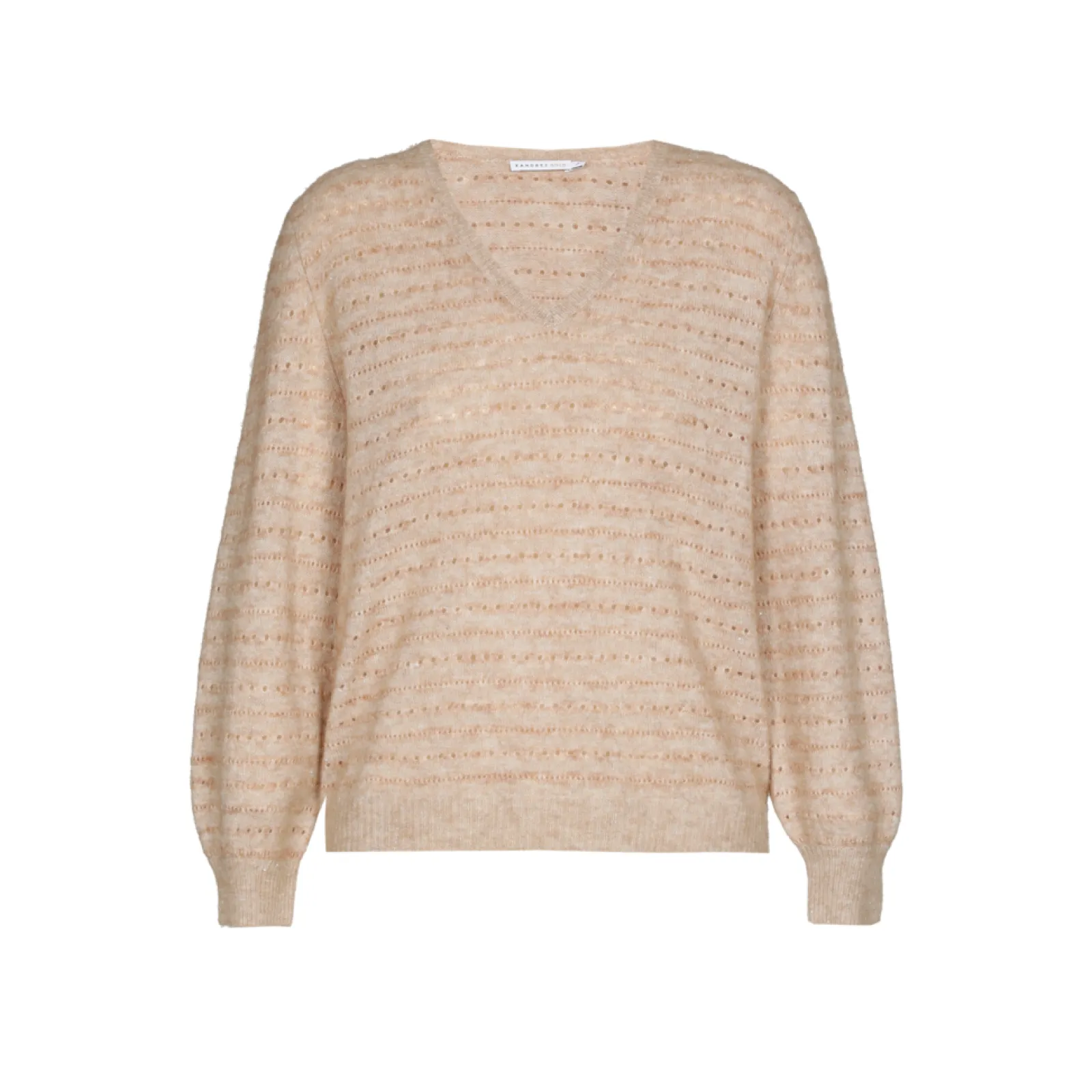 Xandres Pull avec lurex confectionné dans un mélange de laines-Femme Xandres Plus|Pulls & Cardigans