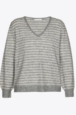 Xandres Pull avec lurex confectionné dans un mélange de laines-Femme Xandres Plus|Pulls & Cardigans