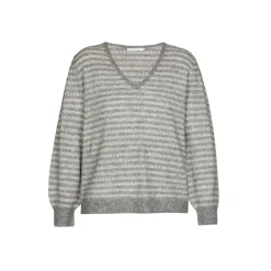 Xandres Pull avec lurex confectionné dans un mélange de laines-Femme Xandres Plus|Pulls & Cardigans