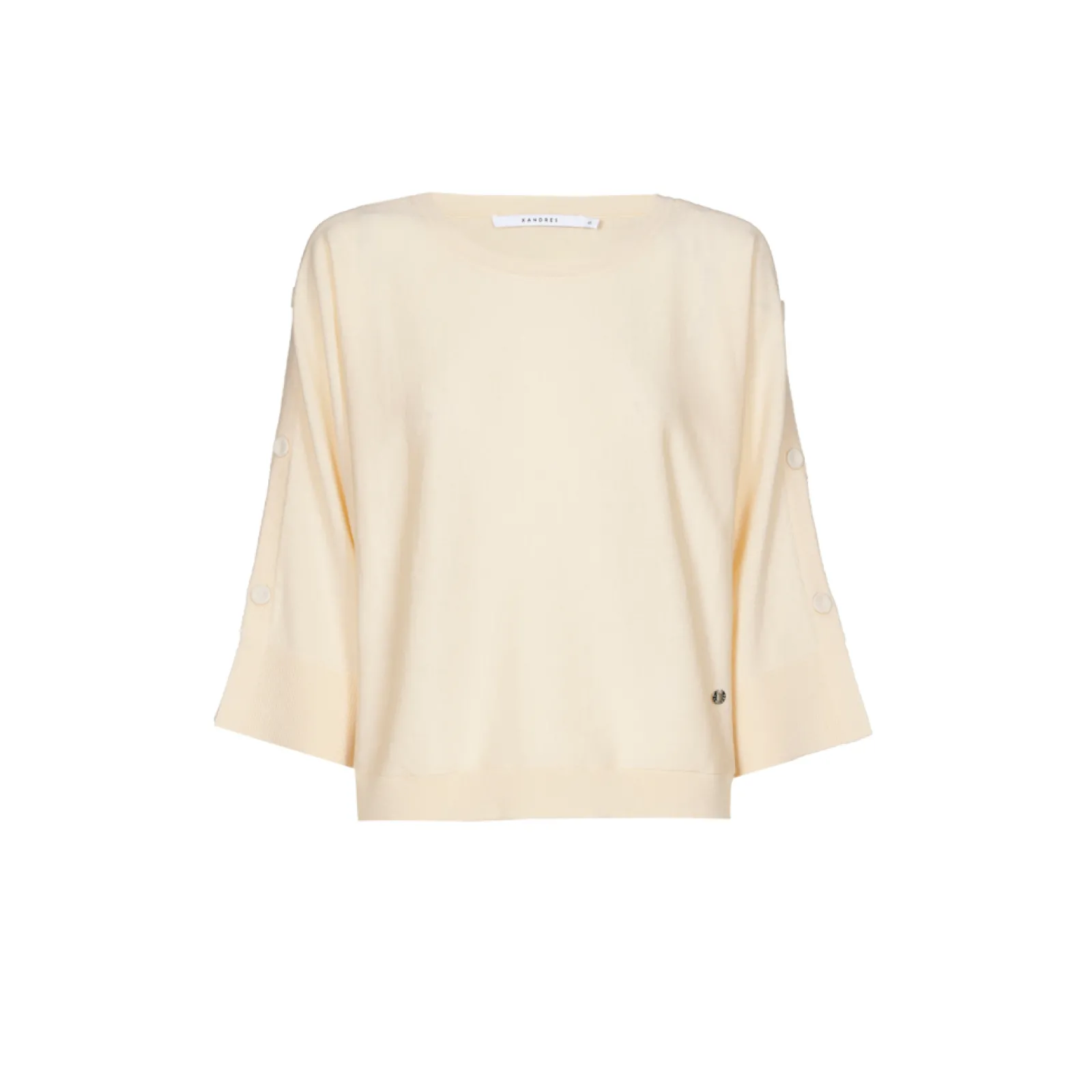 Xandres Pull boutonné en laine mérinos-Femme Pulls & Cardigans