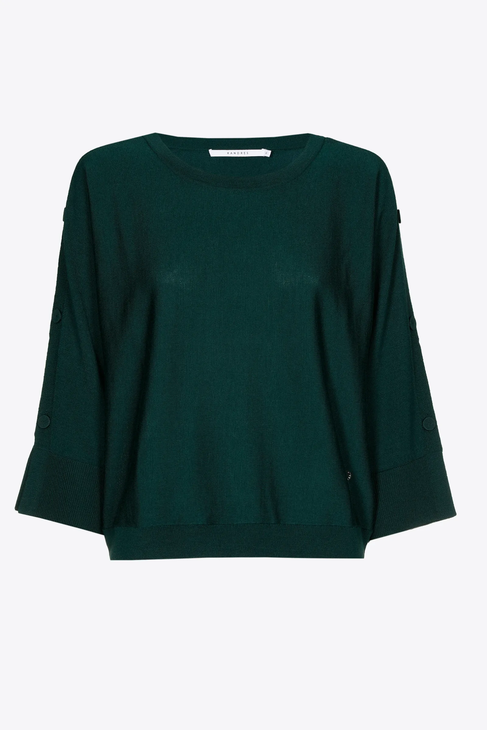 Xandres Pull boutonné en laine mérinos-Femme Xandres Plus|Pulls & Cardigans