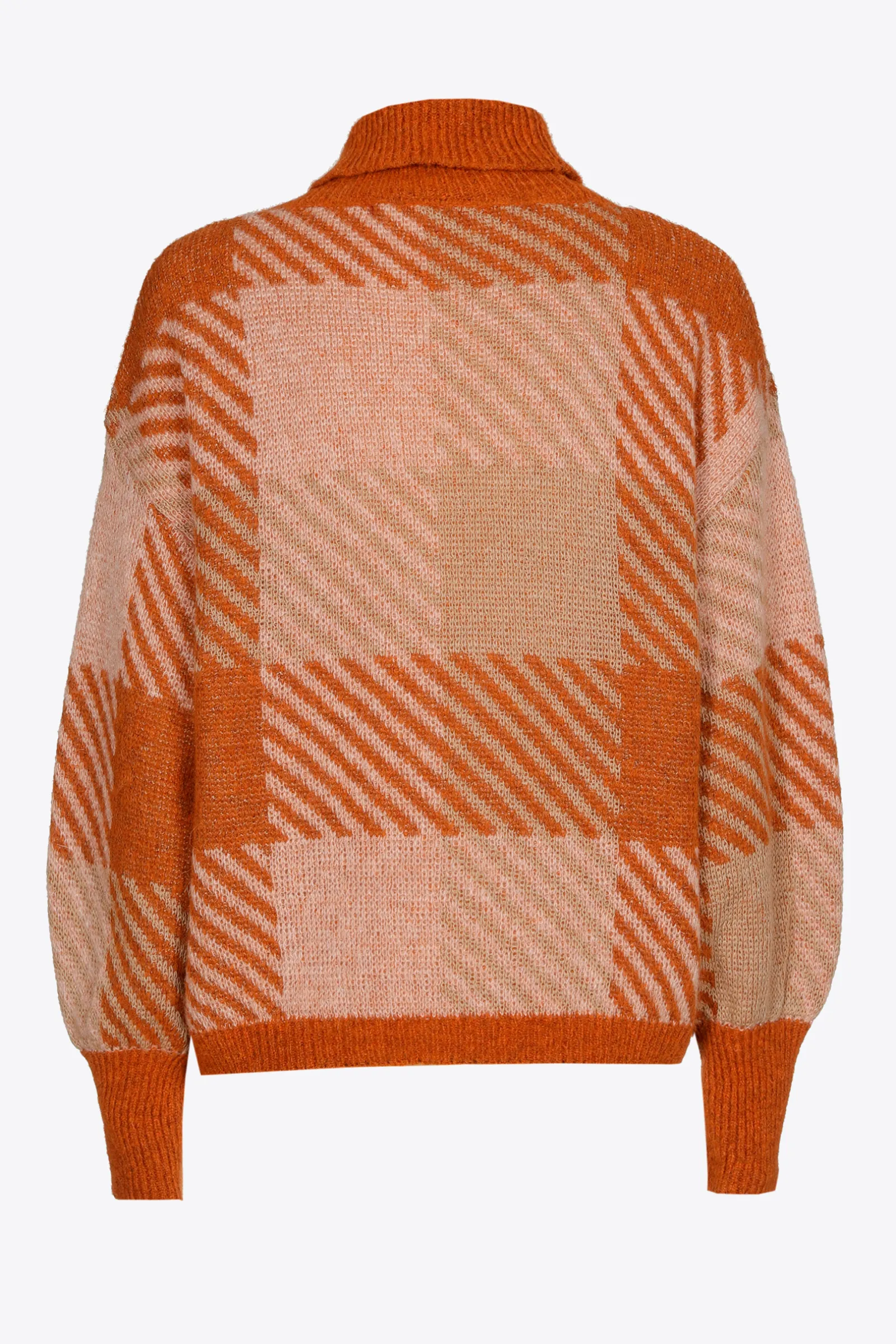 Xandres Pull à carreaux contenant de la laine d’alpaga-Femme Xandres Plus|Pulls & Cardigans