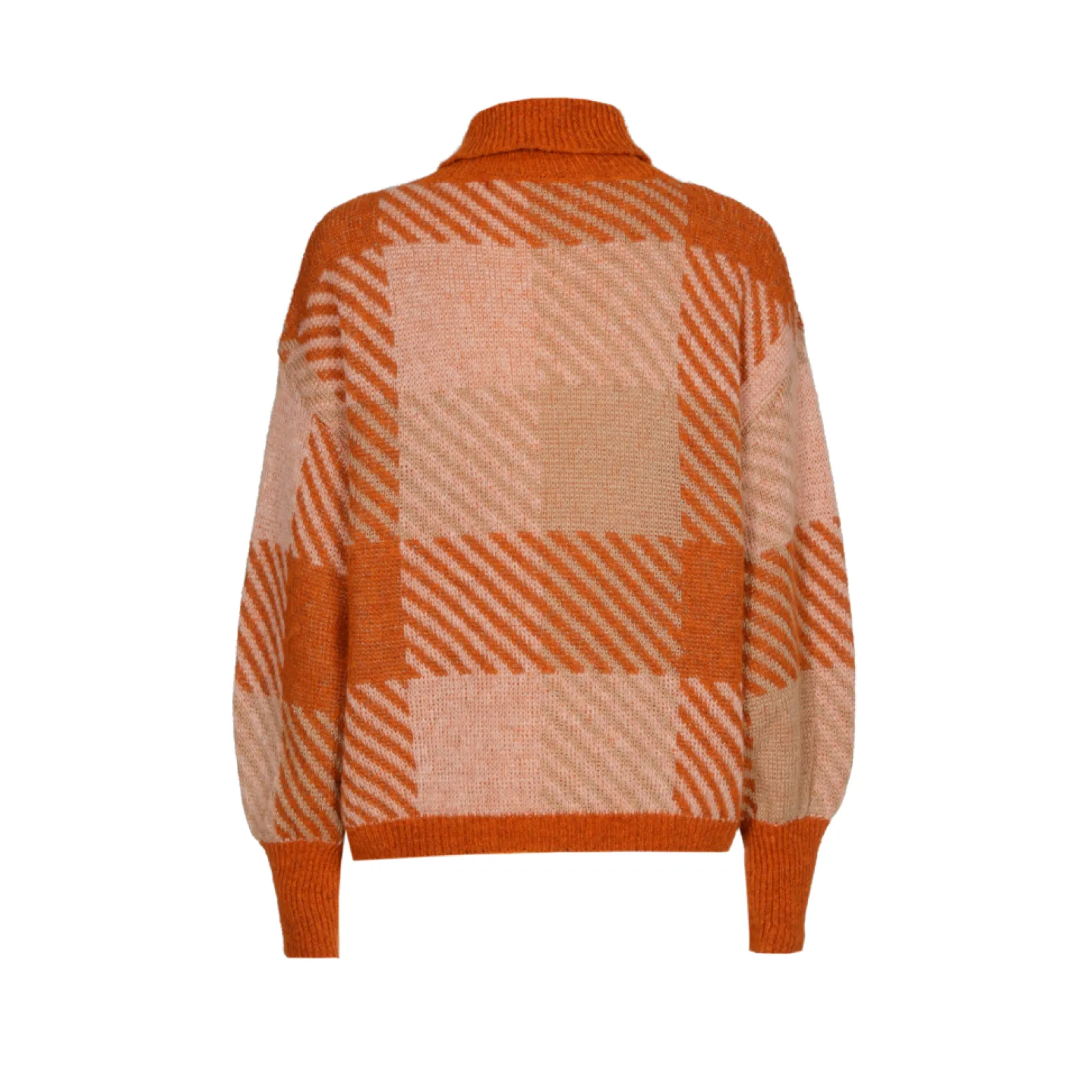 Xandres Pull à carreaux contenant de la laine d’alpaga-Femme Xandres Plus|Pulls & Cardigans