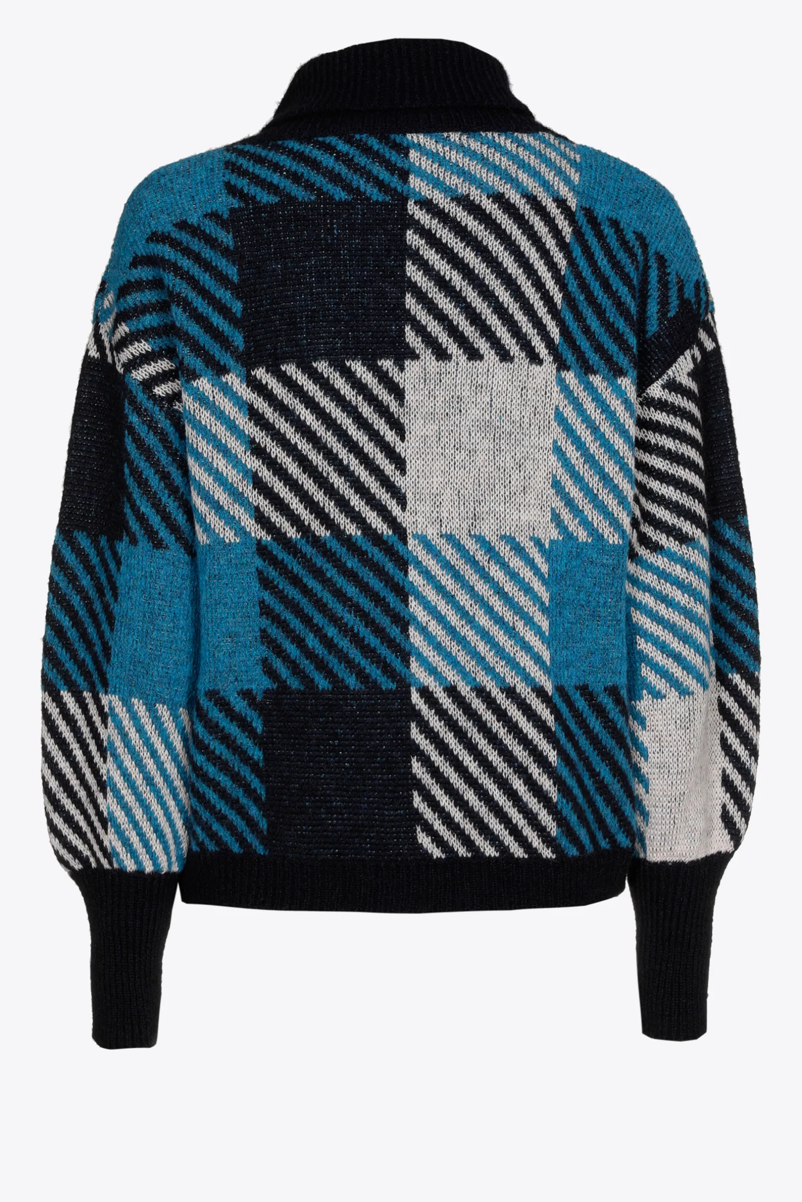 Xandres Pull à carreaux contenant de la laine d’alpaga-Femme Xandres Plus|Pulls & Cardigans