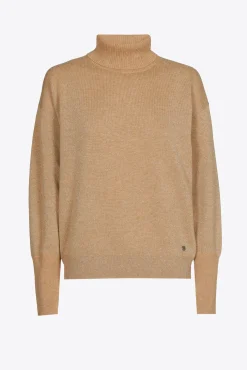 Xandres Pull à col de cygne confectionné dans un mélange de laines-Femme Pulls & Cardigans