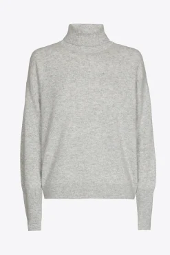 Xandres Pull à col de cygne confectionné dans un mélange de laines-Femme Pulls & Cardigans