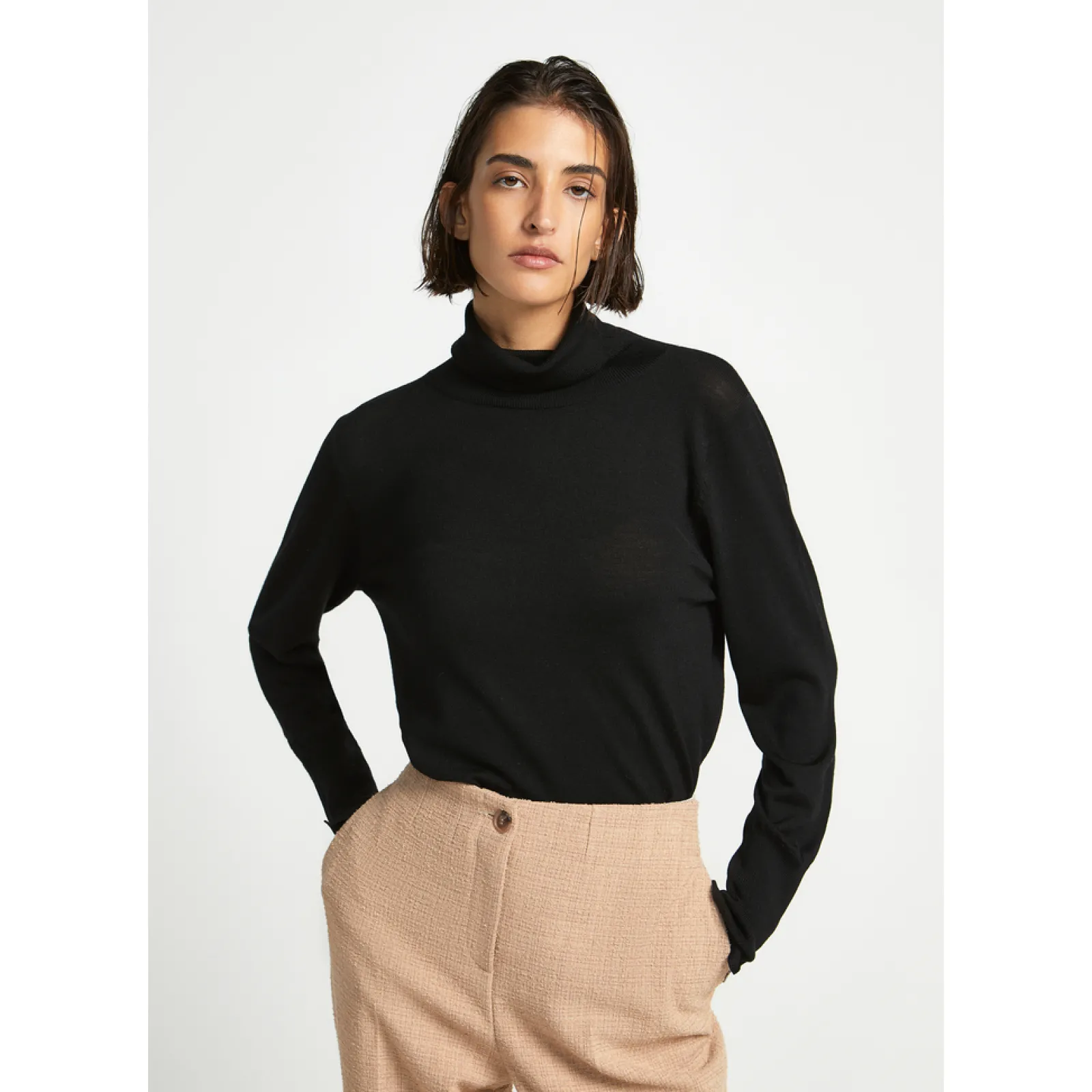 Xandres Pull à col roulé-Femme Pulls & Cardigans