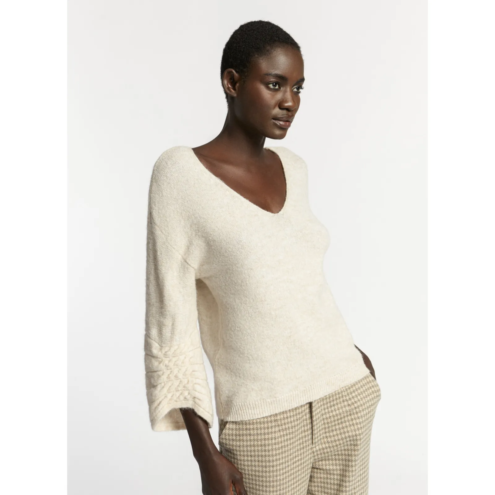 Xandres Pull contenant de la laine d’alpaga-Femme Xandres Plus|Pulls & Cardigans