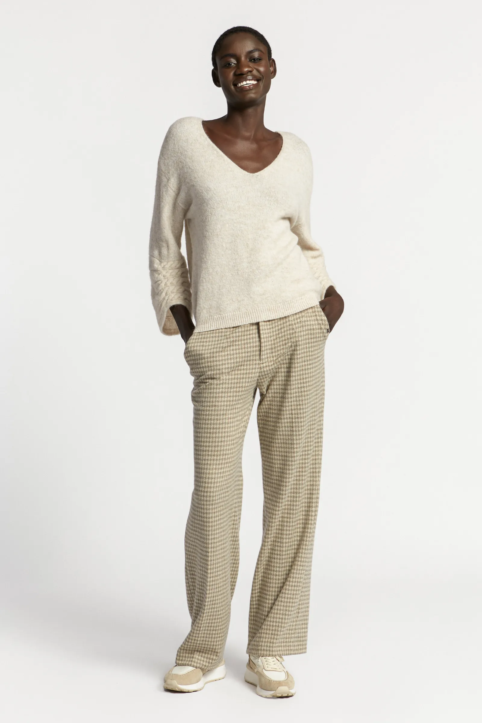Xandres Pull contenant de la laine d’alpaga-Femme Xandres Plus|Pulls & Cardigans