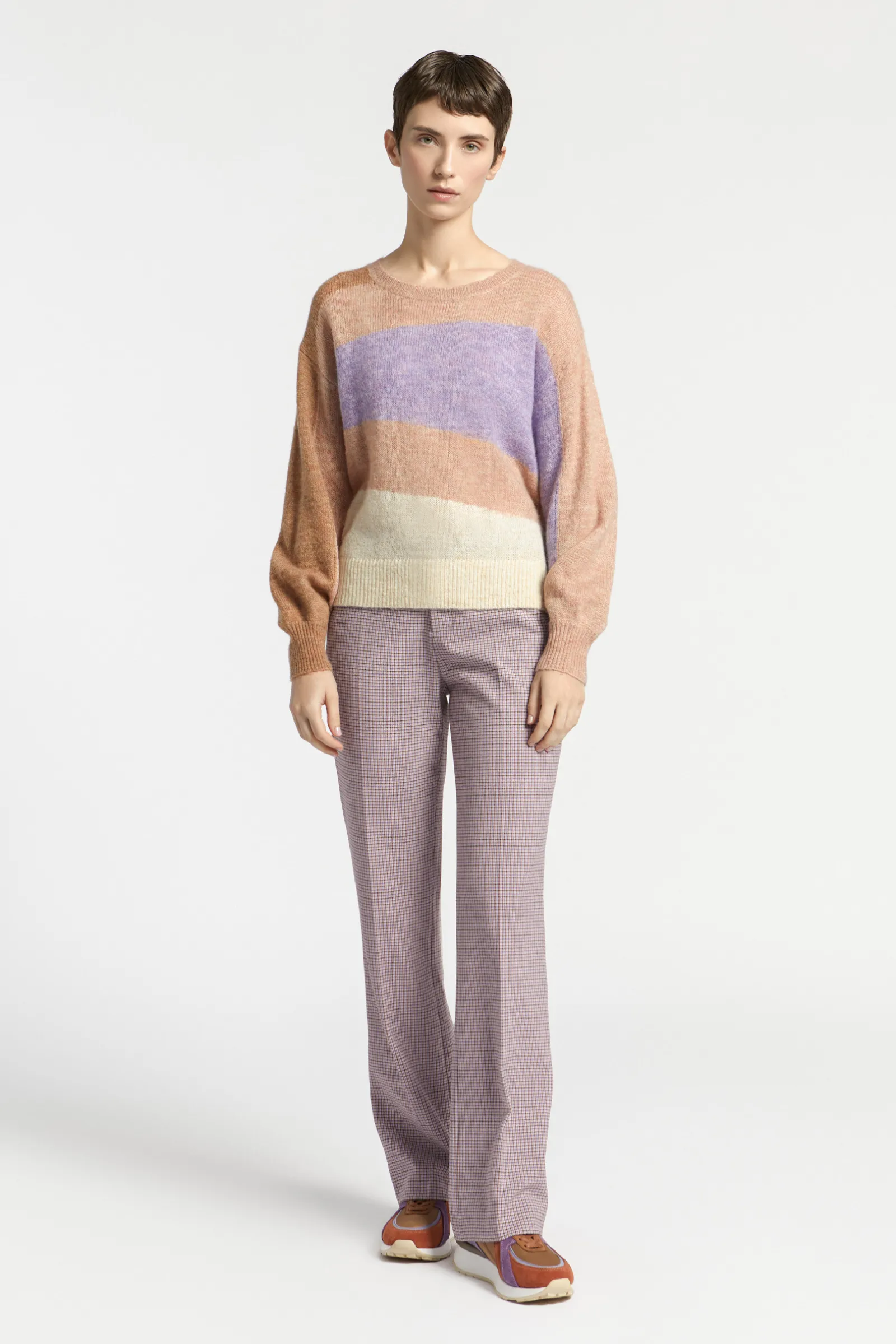 Xandres Pull à couleurs contrastées-Femme Pulls & Cardigans