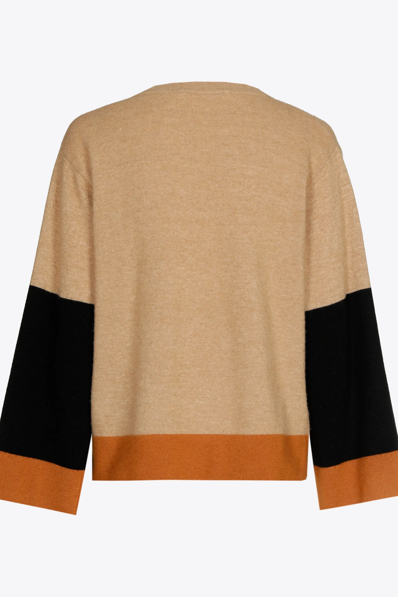 Xandres Pull à couleurs contrastées avec col en V-Femme Xandres Plus|Pulls & Cardigans
