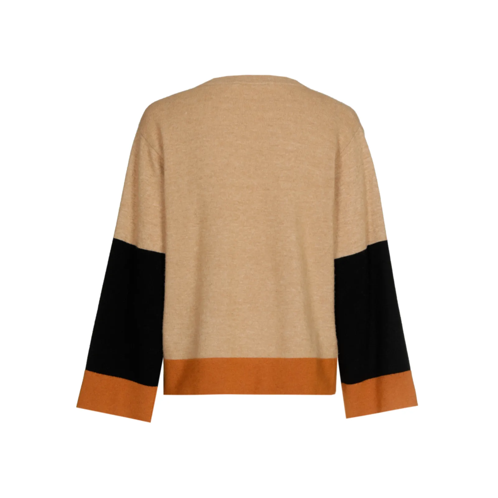 Xandres Pull à couleurs contrastées avec col en V-Femme Xandres Plus|Pulls & Cardigans