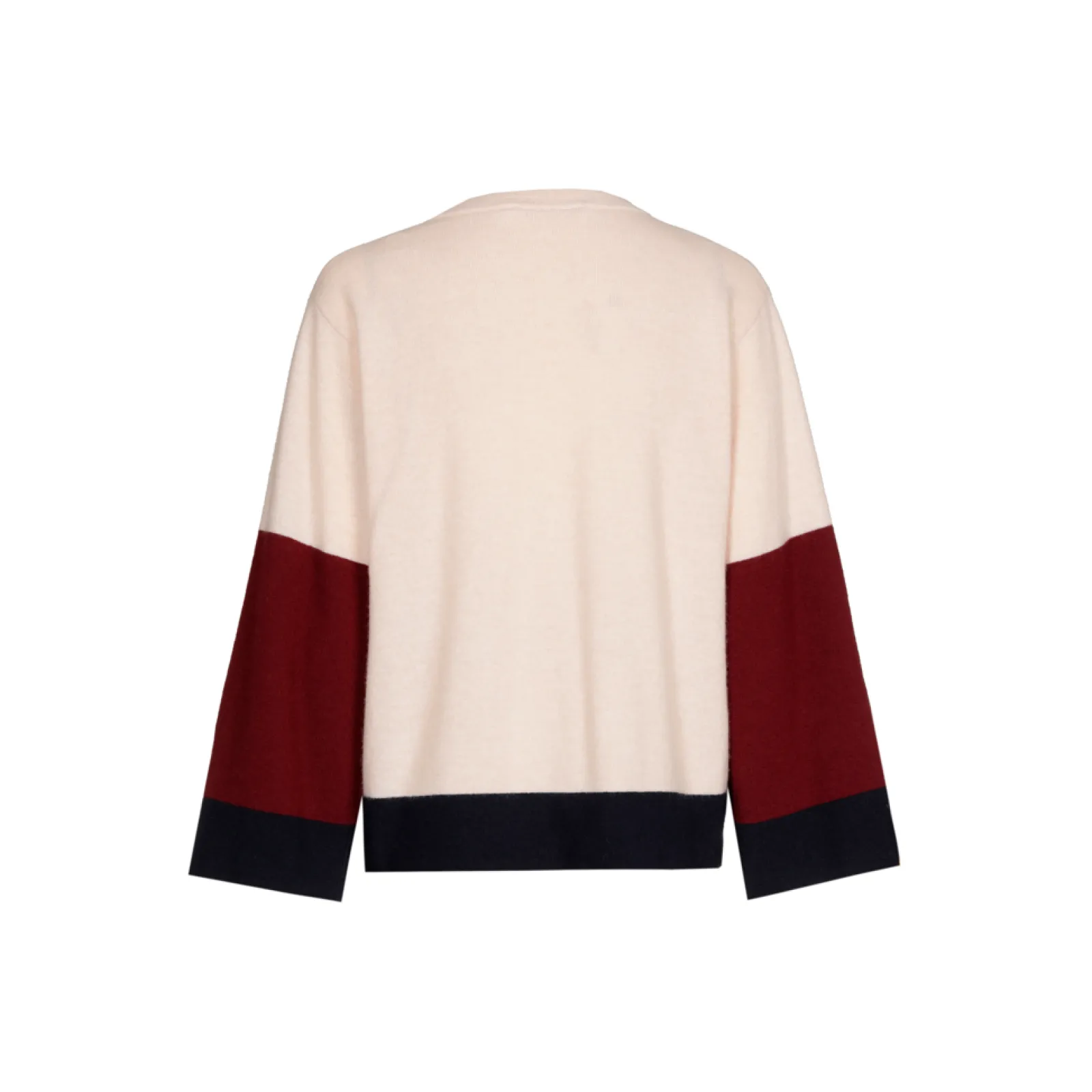 Xandres Pull à couleurs contrastées avec col en V-Femme Xandres Plus|Pulls & Cardigans